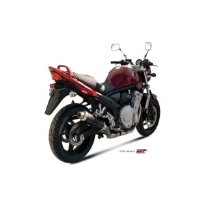 Mivv Slip-On GP black Suzuki GSF 650 Bandit 2007-15 / GSX 650 F 2008-15