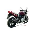 Mivv Slip-On Oval carbono con tapa carbono Suzuki GSF 650 Bandit 2007-15 / GSX 650 F 2008-15