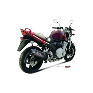 Mivv Slip-On Oval carbono con tapa carbono Suzuki GSF 650 Bandit 2007-15 / GSX 650 F 2008-15