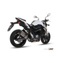 Mivv Slip-On Suono St. Steel con tapa carbono Suzuki GSR 750 2011-16