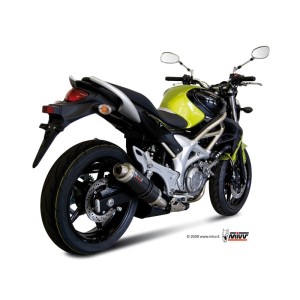 Mivv Slip-On GP carbon Suzuki Gladius 2009-15