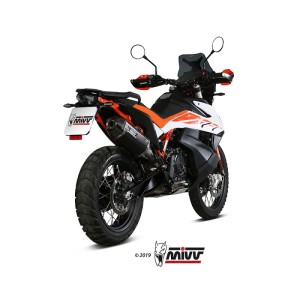 Mivv Slip-On Speed edge Black KTM 790 Adventure/R 19-25 / 890 Adventure/R 20-25