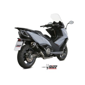 Mivv Full system 2x1 Delta Race St. Steel Kymco AK550 2017-20
