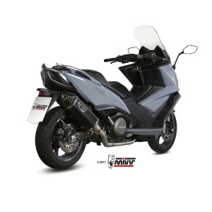 Mivv Full system 2x1 Speed edge black Kymco AK550 2017-20