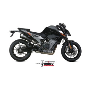 Mivv Slip-On Delta Race Black KTM 790 Duke 2018-20 / 890 Duke 2020-25