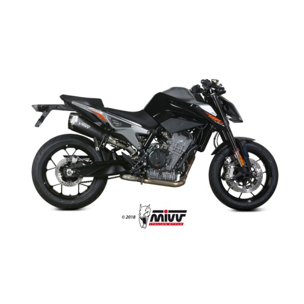 Mivv Slip-On Delta Race Black KTM 790 Duke 2018-20 / 890 Duke 2020-25