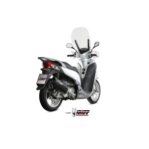 Mivv Slip-On Mover black Honda SH 300 2007-14 / SH 300 2015-20