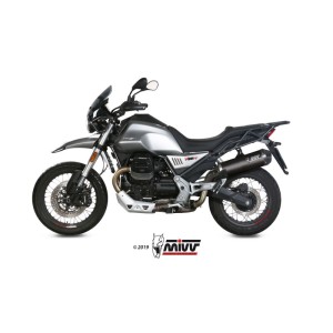 Mivv Slip-On Oval carbono con tapa carbono Moto Guzzi V85 TT 2019-25