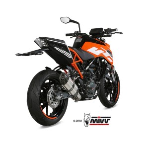 Mivv Tubo no kat (compatible con Silencioso Mivv y Original) KTM 125/390 Duke / RC 125/390 2017-20