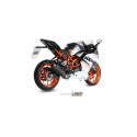Mivv Full system 1x1 Suono black con tapa carbono KTM RC 390 2014-16