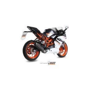 Mivv Full system 1x1 Suono black con tapa carbono KTM RC 390 2014-16