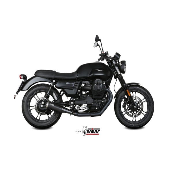Mivv 2 Slip-On Ghibli black Moto Guzzi V7 III 2017-22