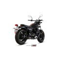 Mivv 2 Slip-On Ghibli black Moto Guzzi V9  Bobber / Roamer 2016-22