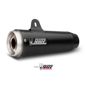 Mivv 2 Slip-On Ghibli black Moto Guzzi V9  Bobber / Roamer 2016-22