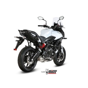 Mivv Full system 2x1 Oval St. Steel Kawasaki Versys 650 2015-22