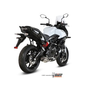 Mivv Full system 2x1 Suono St. Steel con tapa carbono Kawasaki Versys 650 2015-22