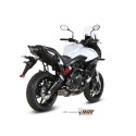 MIVV 2 SLIP-ON OVAL CARBON CON TAPA CARBONO KAWASAKI VERSYS 650 2015-20