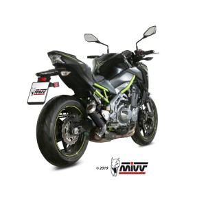 Mivv Slip-On Mk3 carbono Kawasaki Z900 2017-23