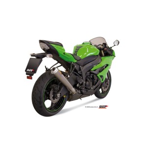 Mivv Slip-On X-Cone Plus St. Steel Kawasaki ZX-6 R 2009-16