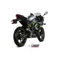 Mivv Slip-On Mk3 Black Kawasaki Ninja 125 / Z125 2019-24