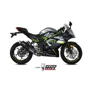 Mivv Tubo no kat (compatible con silenciadores Mivv y Originales) Kawasaki Ninja 125 / Z125 2019-24