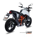 Mivv Slip-On Suono black con tapa carbono KTM 690 Duke 2012-18