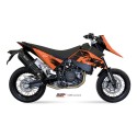 Mivv 2 Bolt-On Suono black con tapa carbono KTM 690 SM 2007-12