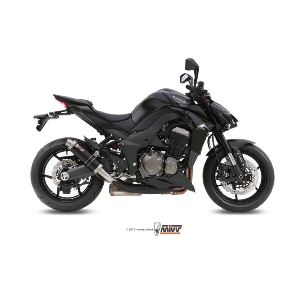 Mivv 2 Slip-On GP black Kawasaki Z1000 / Z1000 R Edition 2014-20