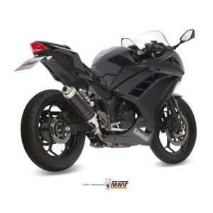 Mivv Slip-On GP black Kawasaki Ninja 300 2013-16 / Z300 2015-16