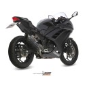 Mivv Slip-On Suono black con tapa carbono Kawasaki Ninja 300 2013-16 / Z300 2015-16