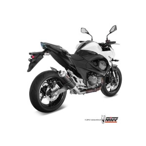 Mivv Slip-On GP black Kawasaki Z800 E 2013-16