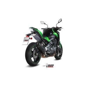 Mivv Slip-On Suono Black con tapa carbono Kawasaki Z900 2017-19 / Z900 A2 (35/70 KW) 2017-25
