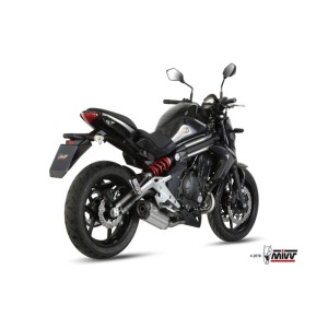 Mivv Full system 2x1 Suono St. Steel con tapa carbono Kawasaki ER-6n / f 2012-16