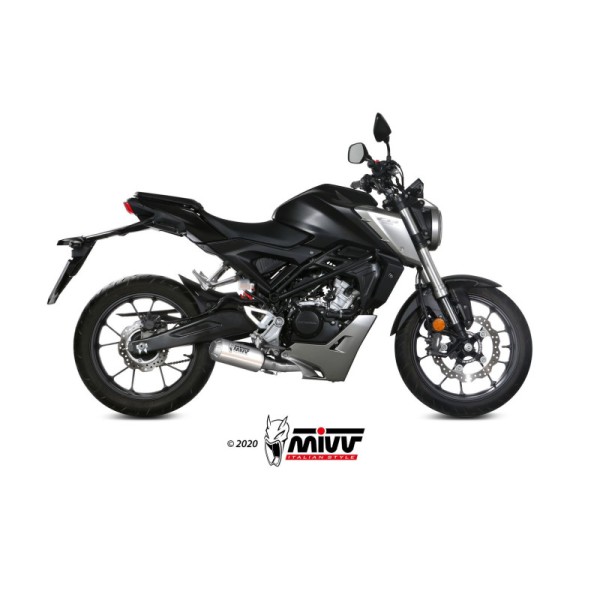 Mivv Full system 1x1 MK3 St. Steel Honda CB 125 R 2018-20