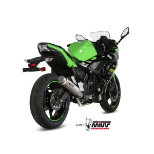 Mivv Full system 2x1 GP Pro Titan Kawasaki Ninja 650 / Z650 2017-23
