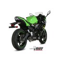 Mivv Full system 2x1 Oval Titan con tapa carbono Kawasaki Ninja 650 / Z650 2017-23