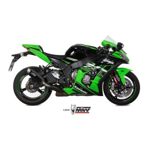 Mivv Slip-On GP Pro Black Kawasaki ZX-10 R / RR / SE 2016-25