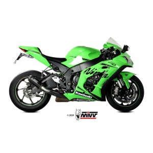 Mivv Slip-On Mk3 carbono Kawasaki ZX-10 R / RR / SE 2016-25