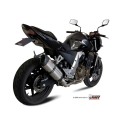 Mivv Slip-On Suono St. Steel con tapa carbono Kawasaki Z750 2004-06