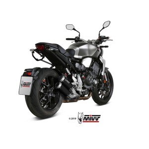 Mivv 2 Slip-On Mk3 Black Honda CB 1000 R 2018-24