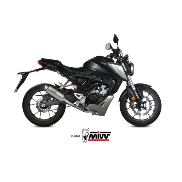 Mivv Full system 1x1 GP Pro titan Honda CB 125 R 2018-20