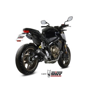 Mivv Full system 4x2x1 MK3 Black Honda CB 650 R / CBR 650 R 2019-23