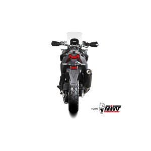 Mivv Slip-On OVAL Black con Tapa de Carbono SYM ADXTG 400 2025