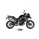 Mivv Slip-On Speed edge St. Steel con tapa carbono BMW F 800 GS 2024-25