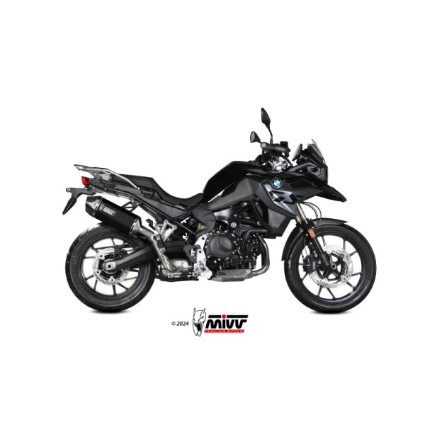 Mivv Slip-On Speed Edge Black BMW F 800 GS 2024-25