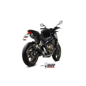 Mivv Full system 4x2x1 Delta Race Black Honda CB 650 R / CBR 650 R 2019-23