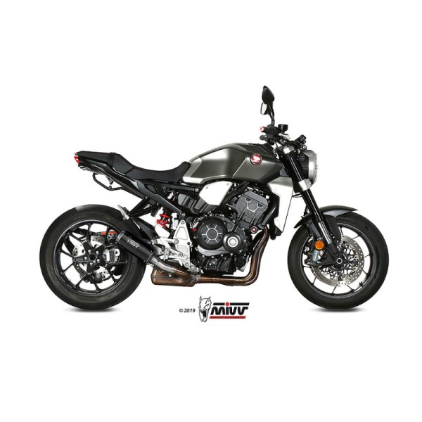 Mivv Slip-On Mk3 Black Honda CB 1000 R 2018-25