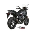 Mivv Slip-On Oval carbono con tapa carbono Honda CB 500 X 2017-22
