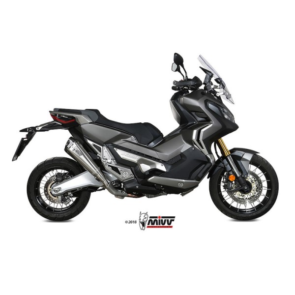 Mivv Slip-On Delta Race St. Steel Honda X-ADV 750 2017-25