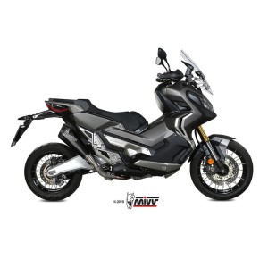 Mivv Slip-On Delta Race Black Honda X-ADV 750 2017-25